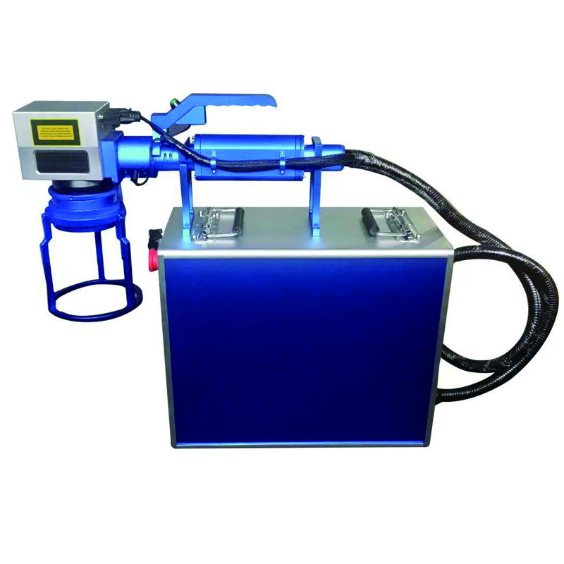 手持式激光打标机GL-FLM(30-100)-P-手持激光打码机-大型工件现场打标设备